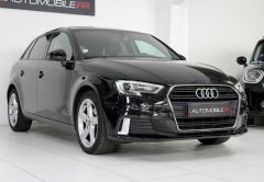 AUDI A3 SPORTBACK DIESEL 2018 NOIR 123821 km