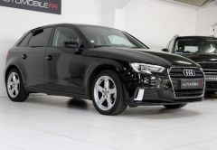 AUDI A3 SPORTBACK DIESEL 2018 NOIR 123821 km